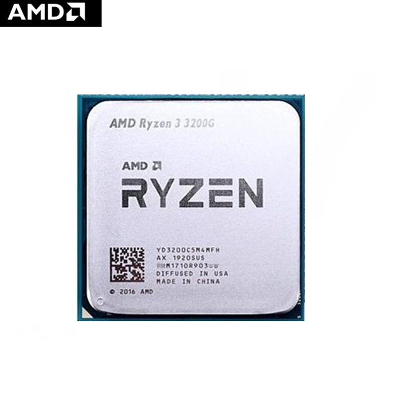 AMD锐龙Ryzen3 3200G4核4.0GHzAM4台式机电脑处理器带集显CPU散片