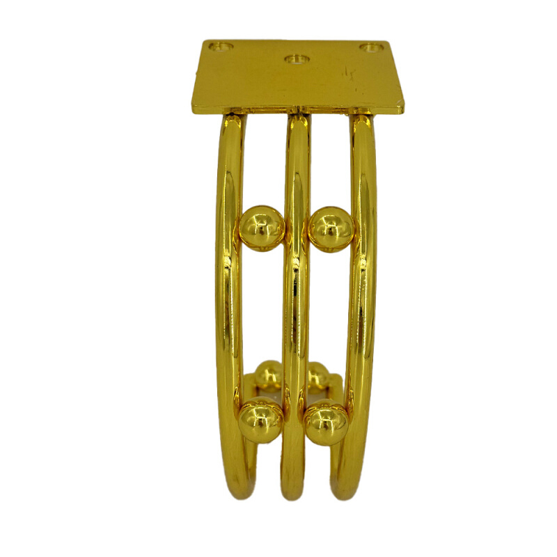 厂家直供 轻奢极简金属沙发脚 电视柜支撑腿床头柜脚浴柜脚衣柜脚