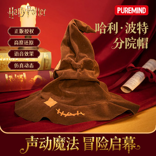 飘麦哈利波特周边分院帽木质拼装模型可动积木立体拼图生日礼物