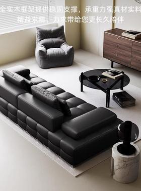 墅真新款劳伦斯皮沙发轻奢意沙式极简客CX-8002厅设计师别大小户