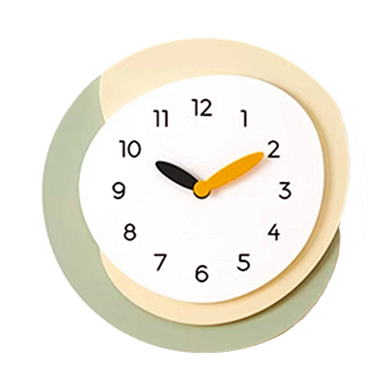 免打孔法式奶油风挂钟客厅新款家用时尚钟表时钟挂墙网红创意装饰,模玩/动漫/周边/娃圈三坑/桌游,文化/体育周边,淘宝优惠券,粉丝福利购,淘宝优惠卷