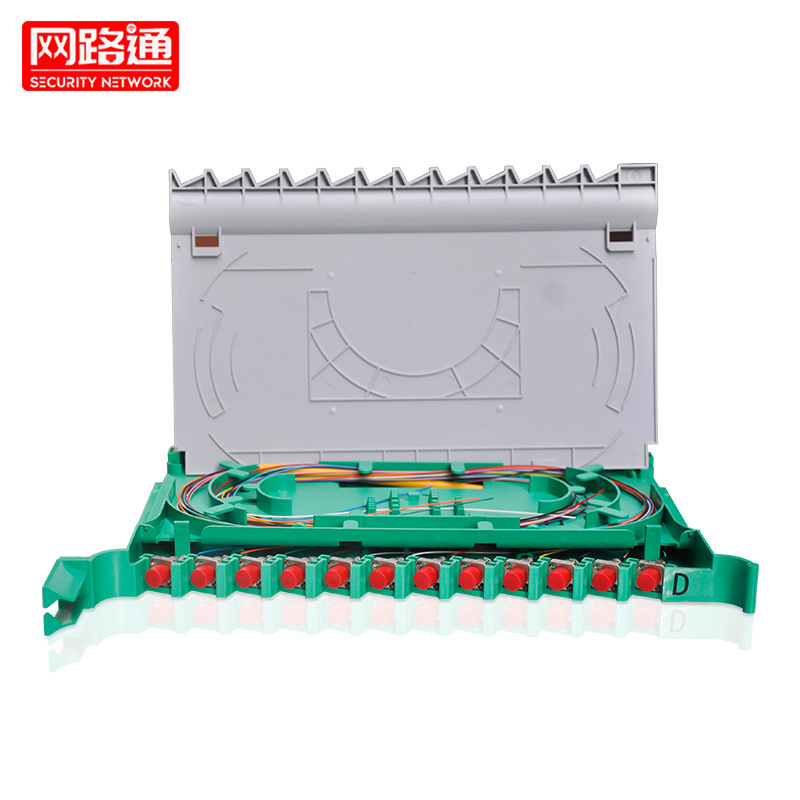 厂家批发 满配12芯ODF光纤配线箱 12口FC标准19英寸机架式配线架