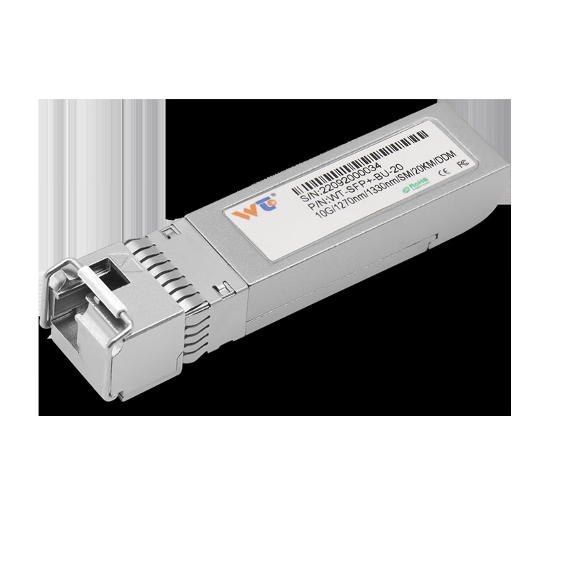 源拓WT-SFP+-BU-20 万兆单模单纤20公里商业级(1270 / 1330 nm)