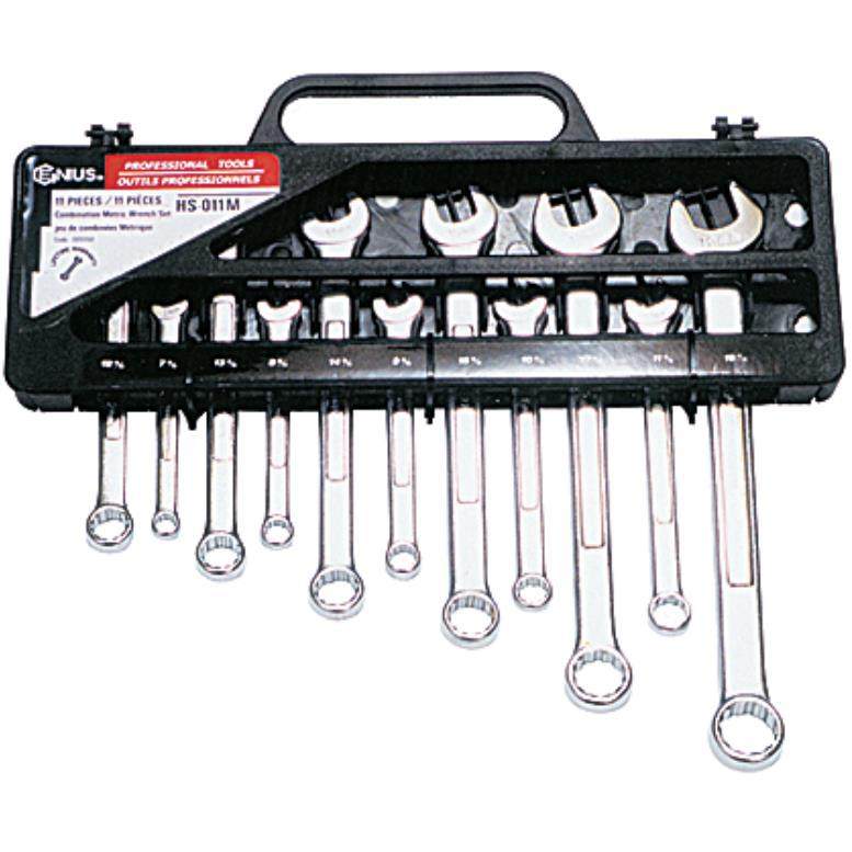 天赋（GENIUS）HS-011M工具11件套公制两用扳手