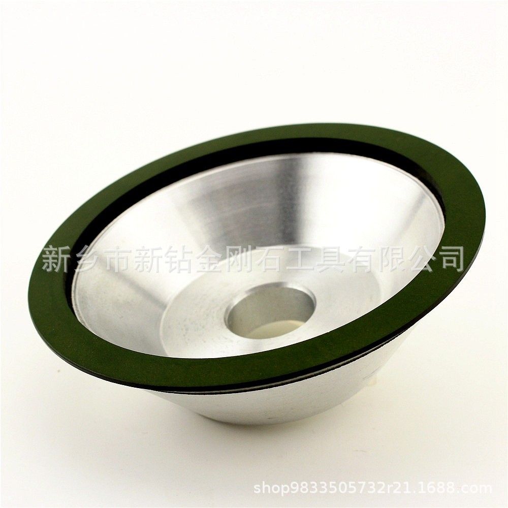 树脂碗型金刚石砂轮 3A1树脂平行砂轮 单面加强金刚石砂轮厂家直