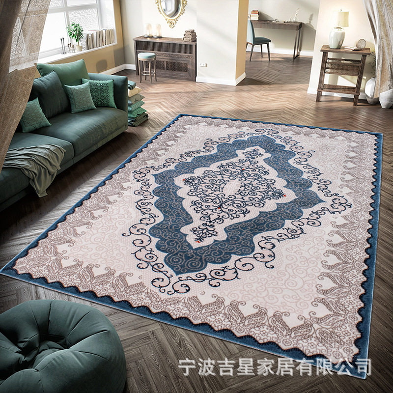 欧式客厅茶几地毯美式轻奢卧室床前边地垫法式后现代家用奢华宫廷,模玩/动漫/周边/娃圈三坑/桌游,文化/体育周边,淘宝优惠券,粉丝福利购,淘宝优惠卷