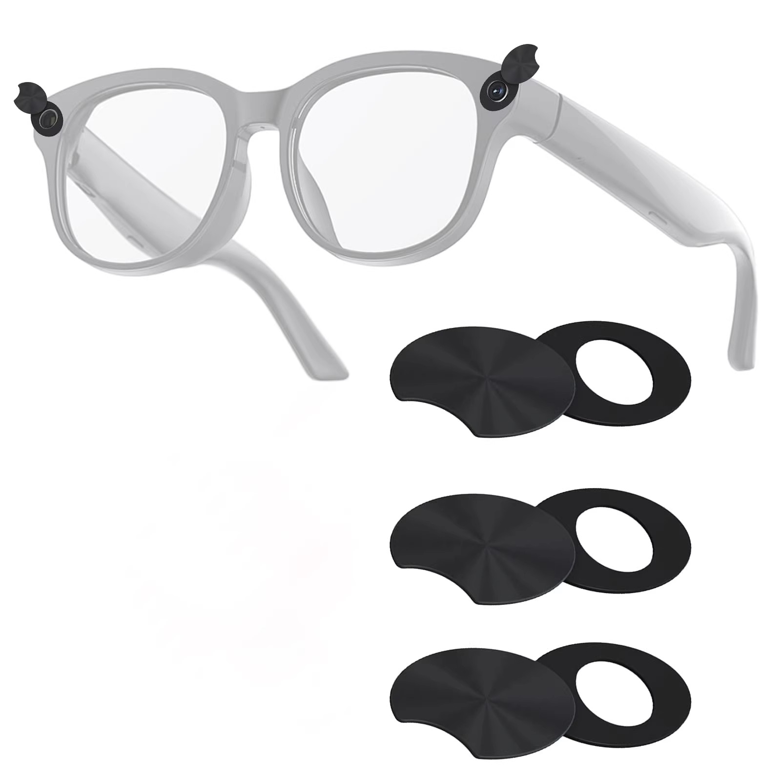 AI智能眼镜摄像头保护盖隐私保护贴遮挡贴防黑客防偷窥隐私保护盖,3C数码配件,手机镜头保护贴,淘宝优惠券,粉丝福利购,淘宝优惠卷