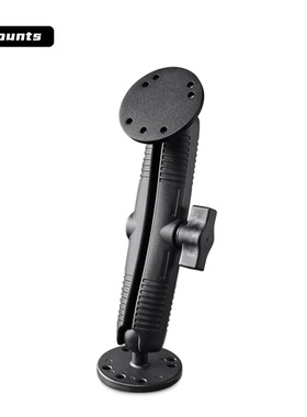 搬运叉车车载终端平板支架17cm长支架三防平板AMPS安装孔固定支架