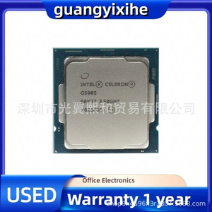 Intel 赛扬 G5905 3.5G LGA1200 双核双线程 14纳米 双核双线程 5