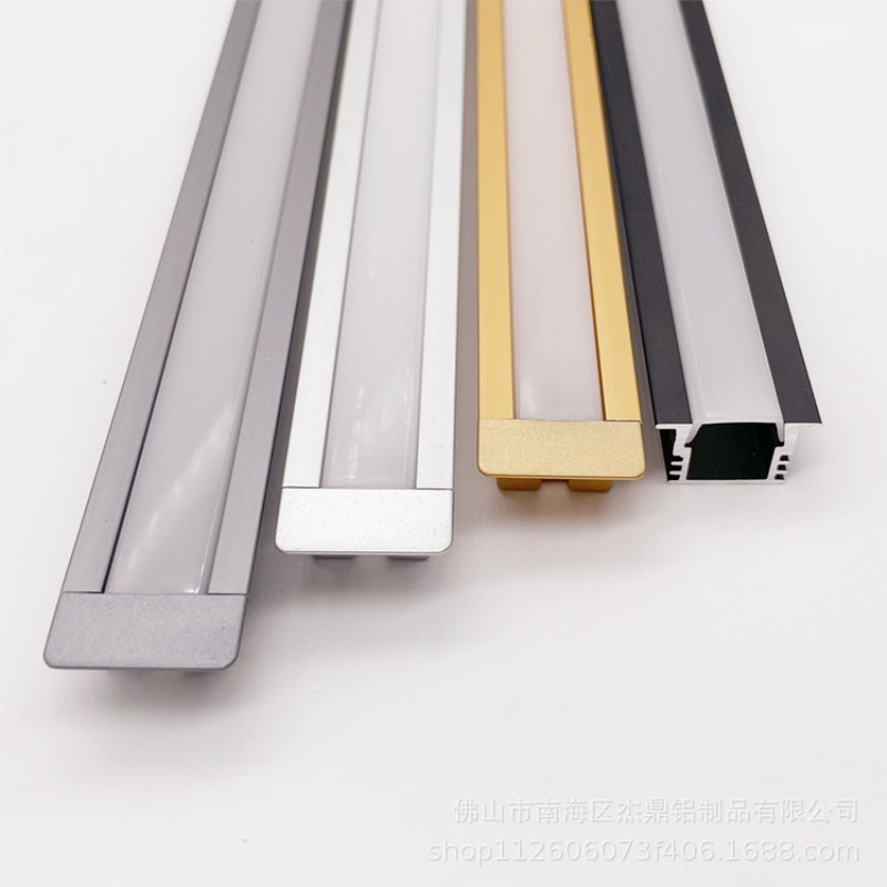 厂家直供嵌入式LED铝槽 LED线型灯铝槽 LED灯条外壳 橱柜硬光条