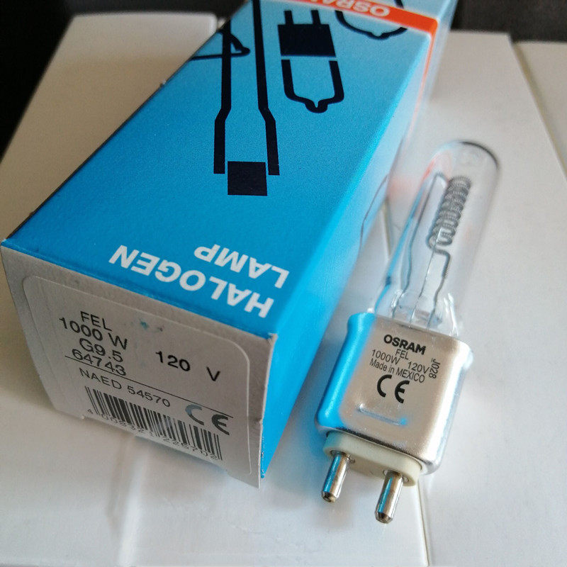 OSRAM 64743 FEL 120V1000W 卤素灯泡,红外线加热灯,120V 1000W