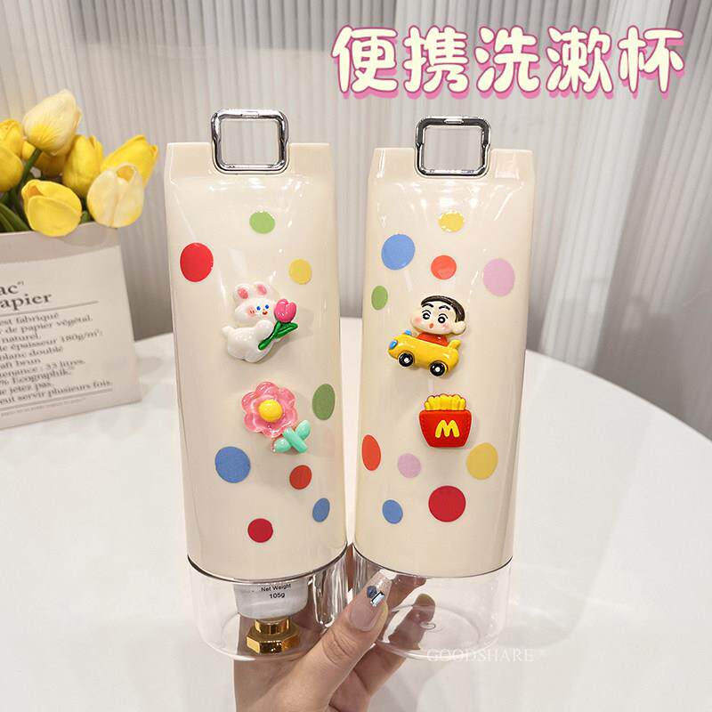 2025新款旅行洗漱口杯可爱卡通刷牙杯子牙膏牙刷收纳盒出差便携式