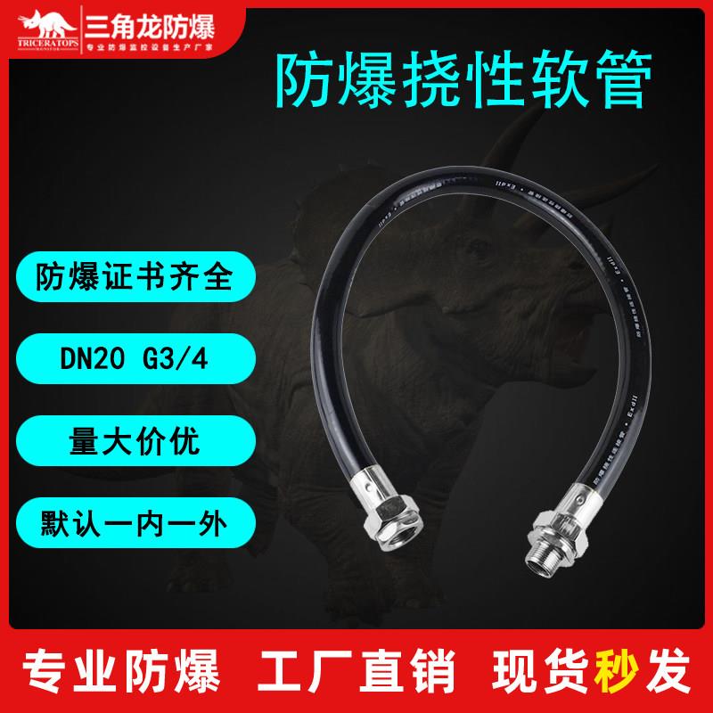 防爆穿线管G3/4防爆摄像机专用监控DN20防腐6分管防爆挠性软管