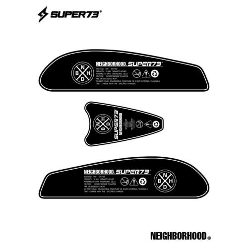 super73RX大油壶电池专用防水耐磨贴纸高质量涂鸦装饰改装配件