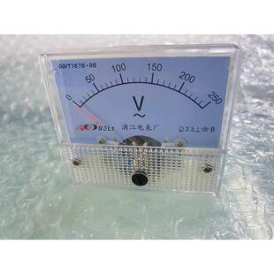上海浦江交流电流表85L1 仪表电压表 10A30A50A100A120A机械指针式