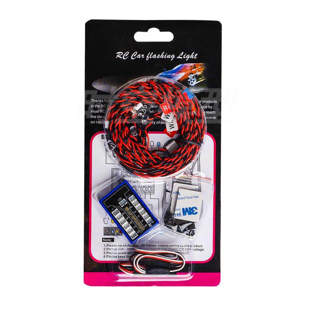 RC 遥控车模型用 12LED 新款爆闪车灯组/灯系统 炫彩四色F04622