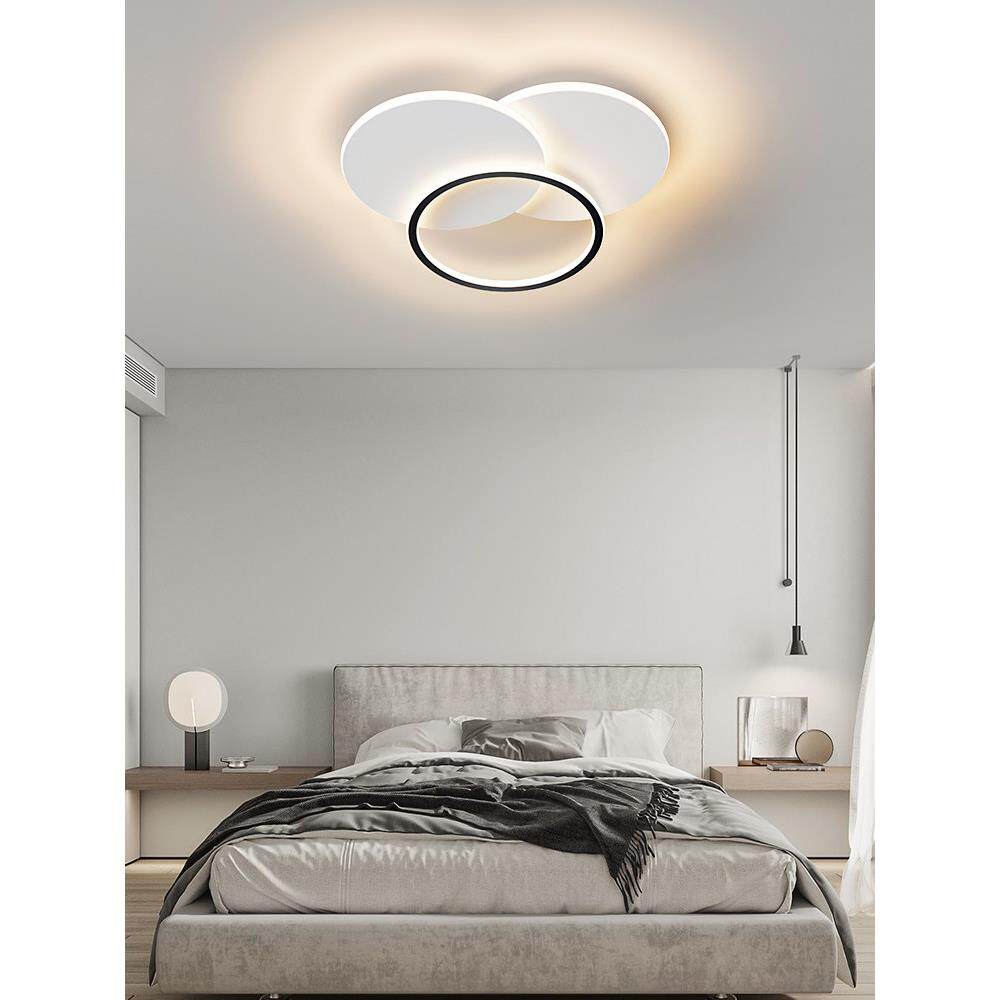 北欧简约现代卧室吸顶灯温馨浪漫房间书房灯创意个性时尚led灯具