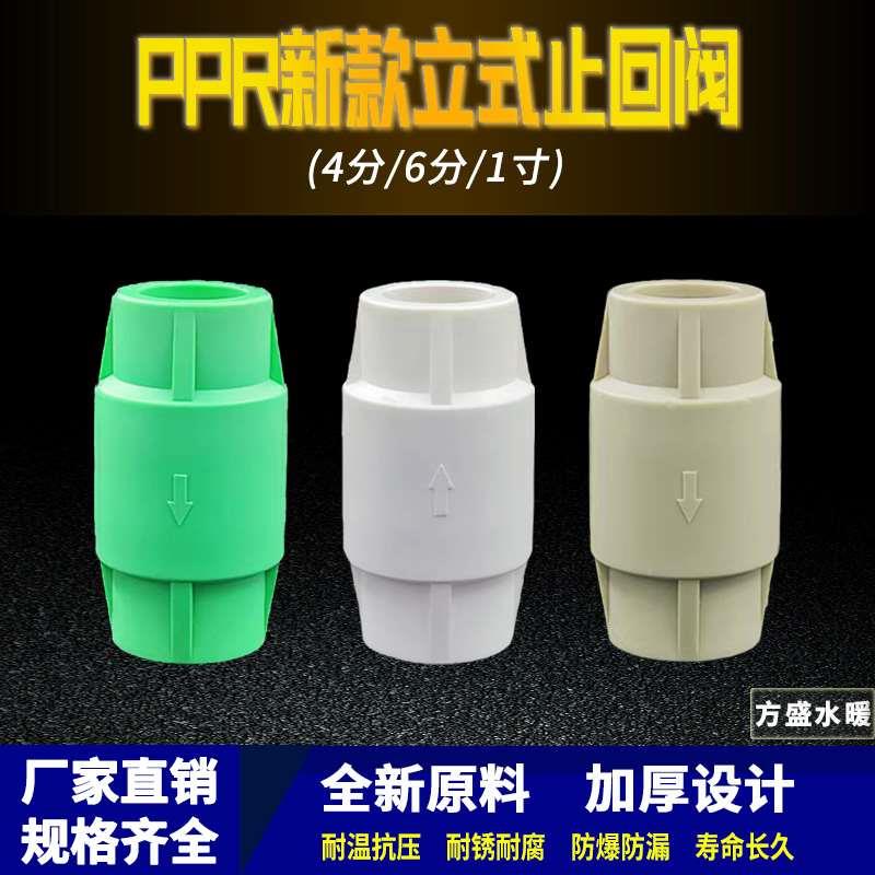 PPR热熔立式止回阀4分6分1寸止回阀防倒流家装水管件图片