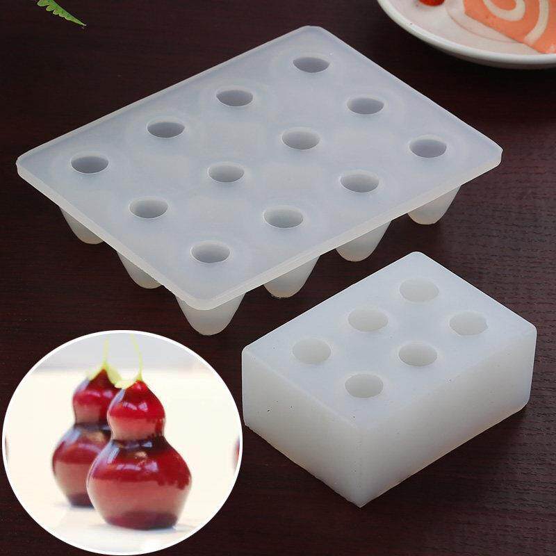 网红葫芦模具创意摆盘立体硅胶模具西餐烘焙慕斯工具红酒鹅肝磨具