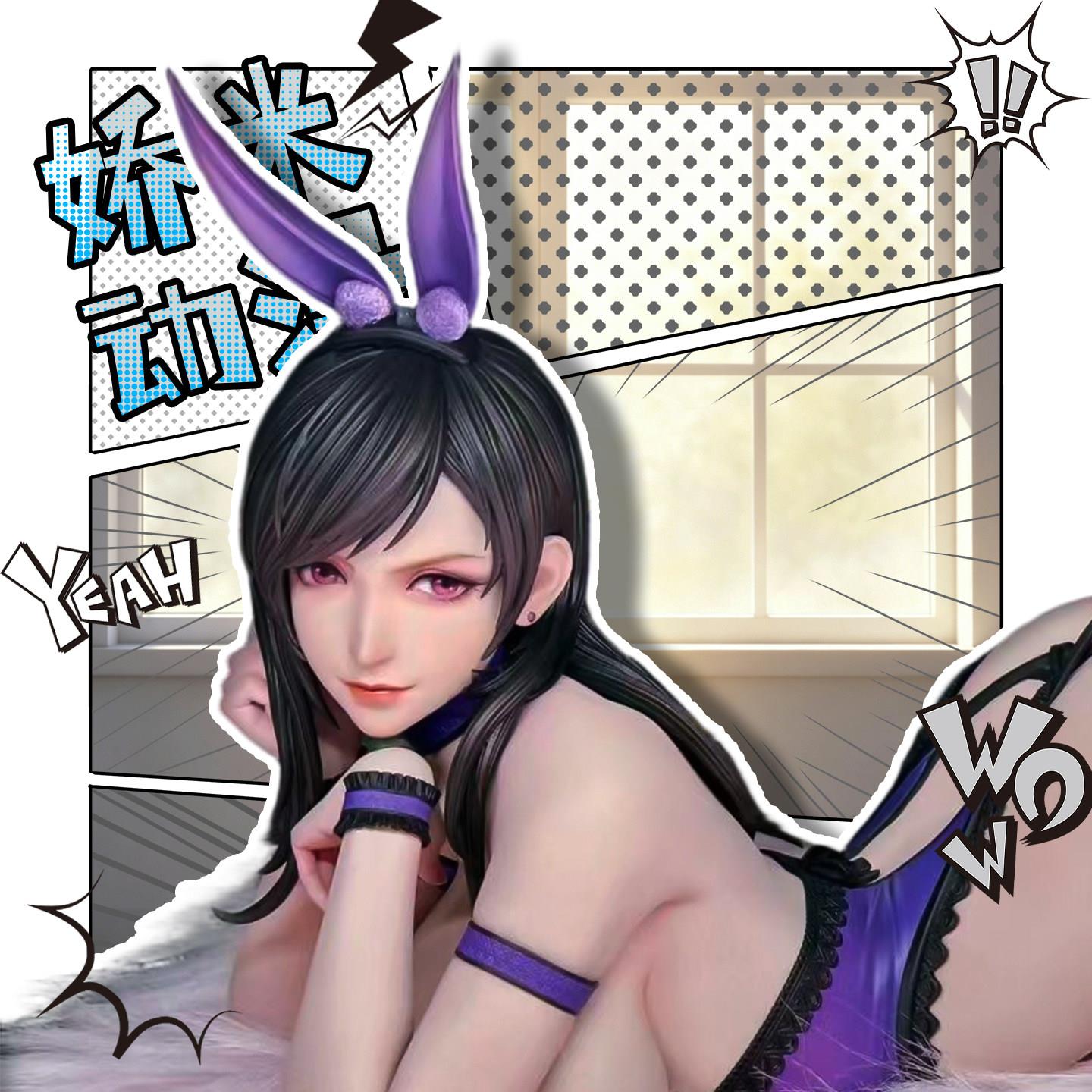 全款性感蒂法兔女郎手办二次元美少女机箱摆件潮玩GK礼物模型图片