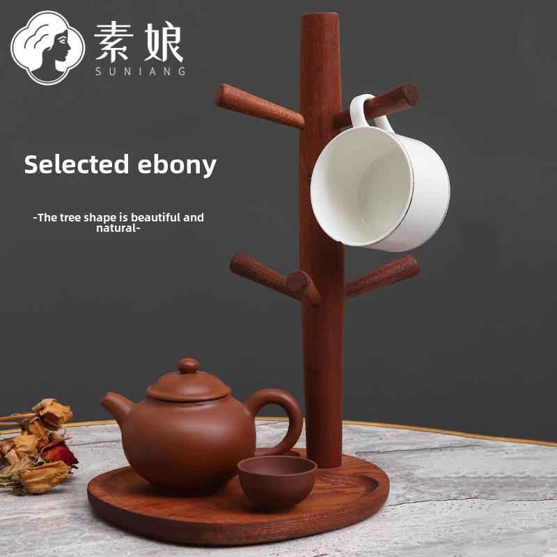 素娘水杯架子挂架茶杯玻璃马克杯家用客厅桌面放杯子的收纳置物架
