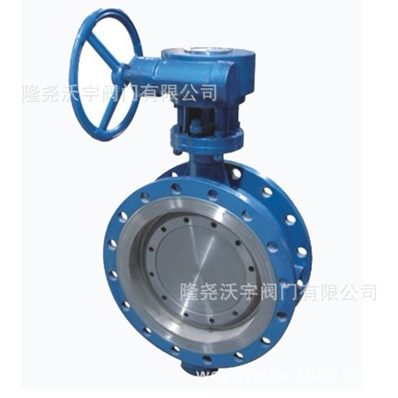 D343H-16C法兰双偏心蝶阀 多层次蝶阀 双向密封铸钢法兰蝶阀