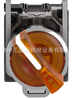 XB4BK125G5带灯选择开关120V开关ZB4BW0G55+ZB4BK1253橙色开关