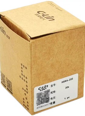 C-Lin欣灵空气延时头 HSK4-222 通电延时 30S 时间继电器 LA2-DT2