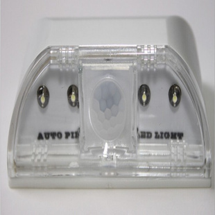 迷你4LED门锁感应灯 L0403震动橱柜感应灯 人体感应小夜灯光