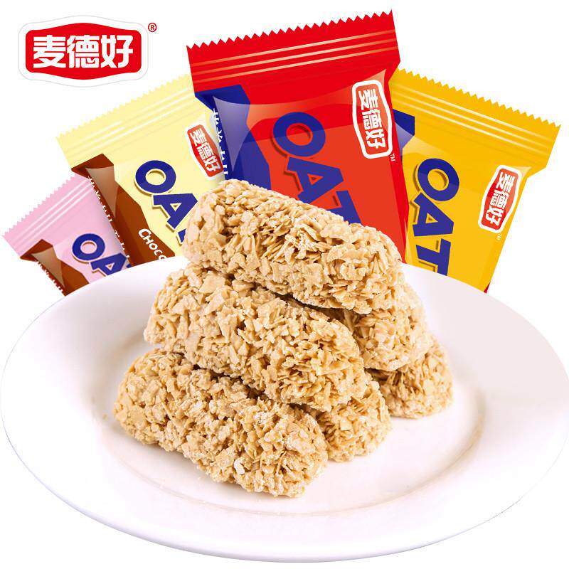 正宗燕麦巧克力1000g营养麦片巧克力酥结婚喜糖果散装休闲