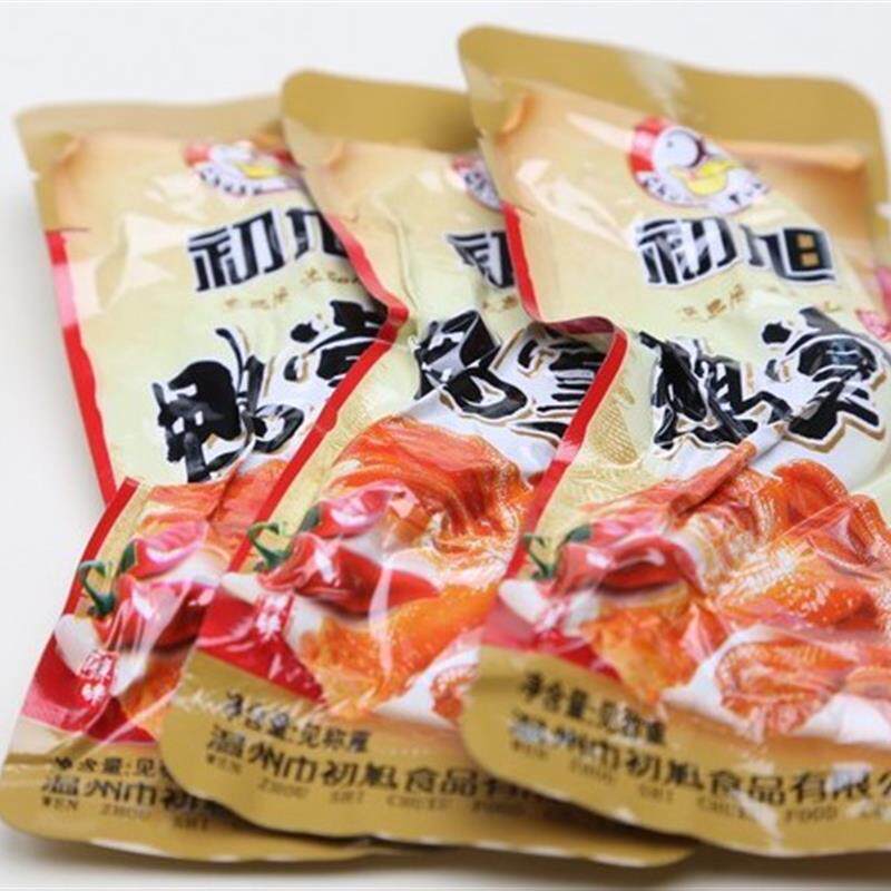 正宗温州特产初旭鸭掌卤鸭