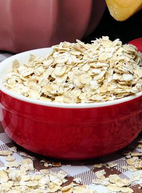 正宗纯燕麦片绿色原味袋装桶装即食冲饮内蒙古