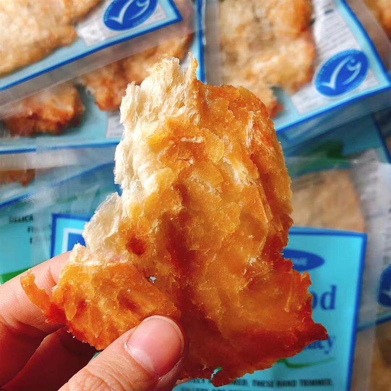 新货丹东特产无刺即食烤鳕鱼片 海鲜零嘴40克多包优惠