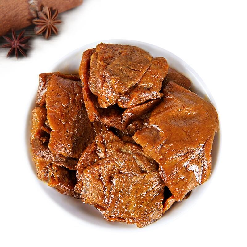 正宗手撕牛肉豆脯308g定量装五香辣味素肉豆干零食独立小包