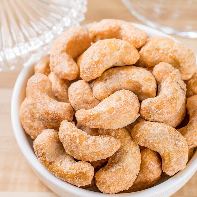 正宗新货炭烧腰果仁蟹香味大颗粒袋装500g腰果散装坚果零食干果