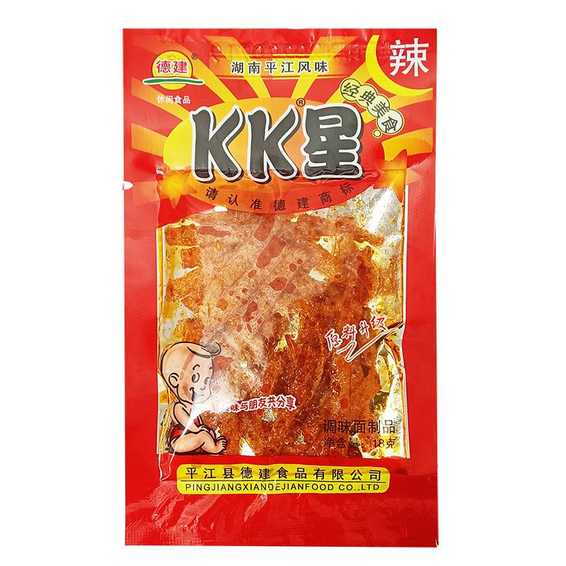 正宗湖南麻辣零食kk星辣