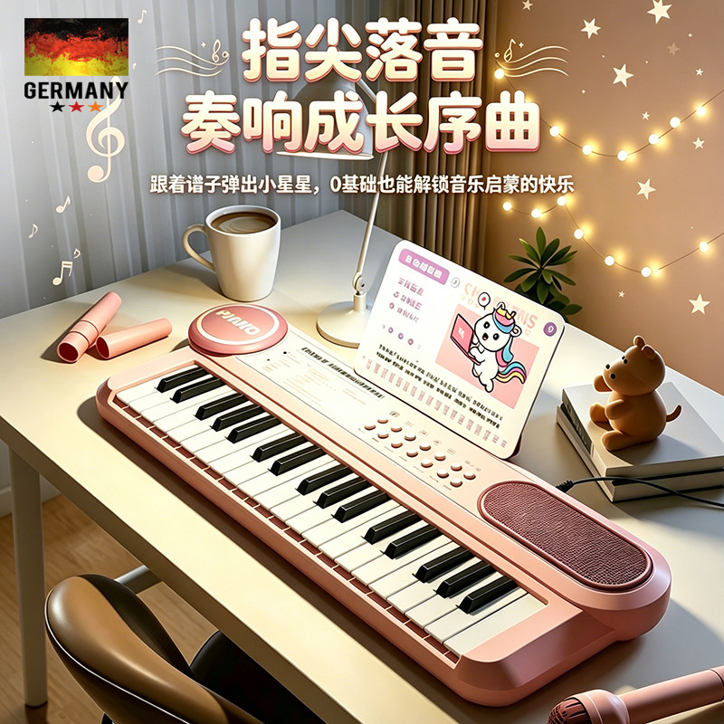 德国儿童益智启蒙37键电子琴玩具