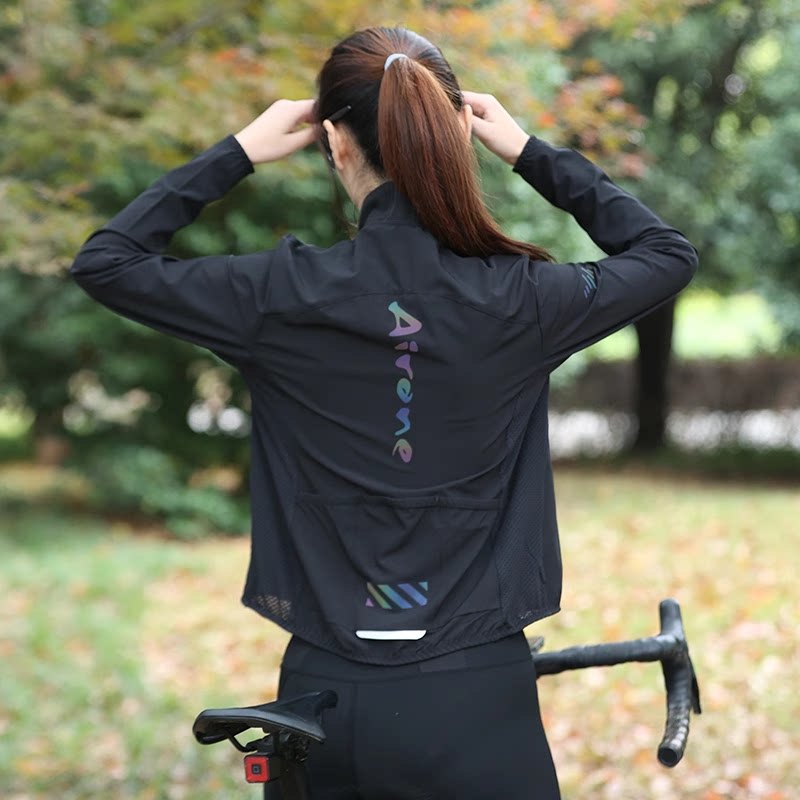 「秋冬AIRONE」男女春秋薄款超轻量化防风衣马甲速干自行车骑行服