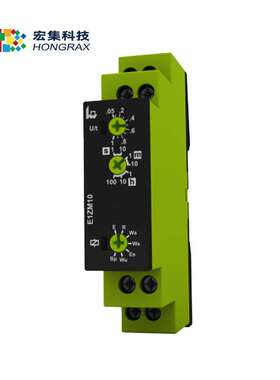 宏集TELE多功能时间继电器定时器精确延迟开关控制E1ZM10 E1ZMQ10