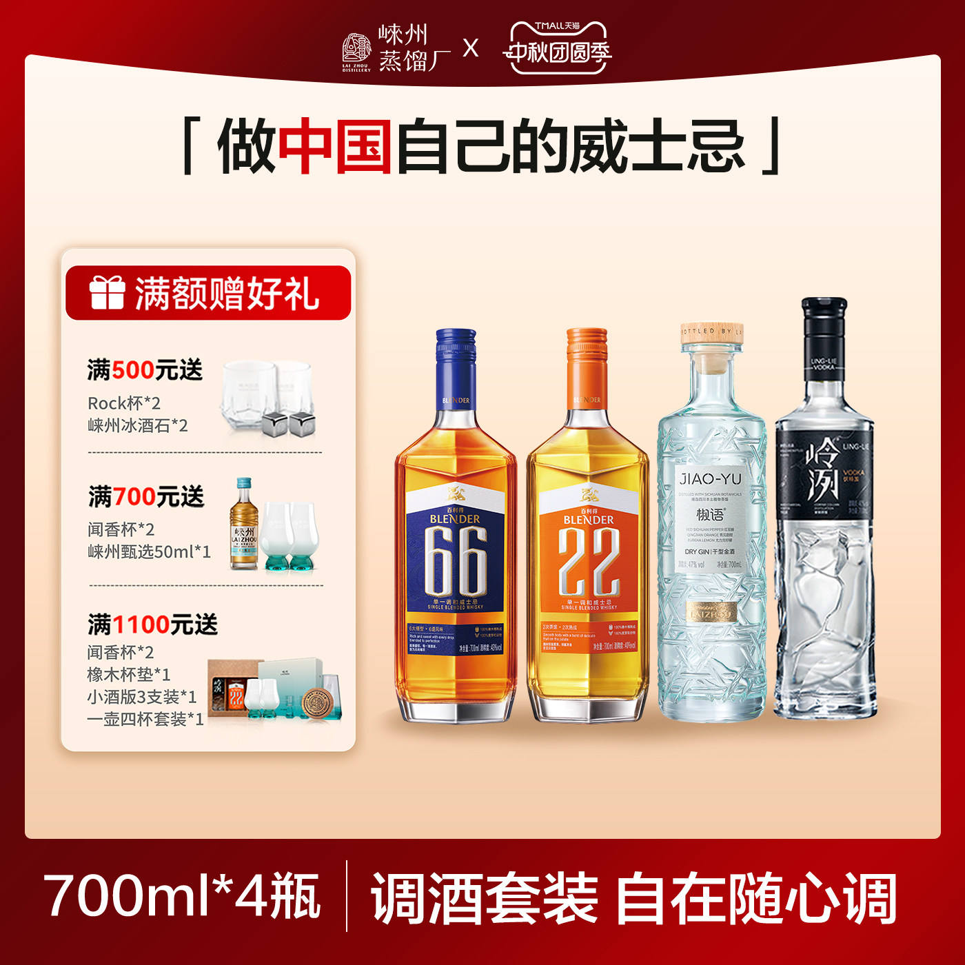 崃州烈酒 组合套装 洋酒 送礼佳选