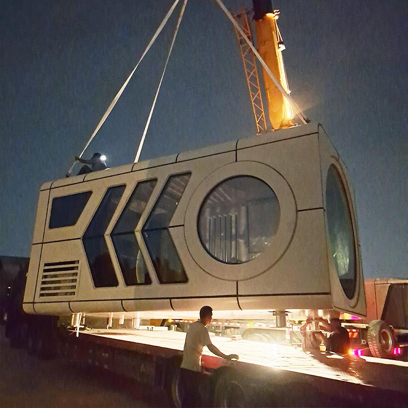 城市景观房屋驿站 滨湖可移动便民驿站 乡村规划旅游太空舱民宿