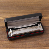 学生10孔小型布鲁斯口吹琴初学者新手吹奏乐器 口琴A1pq801