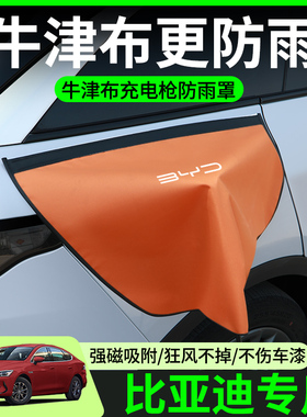 比亚迪海鸥海豚海豹06dmi/gt海狮07ev/05充电枪防雨罩充电口防水