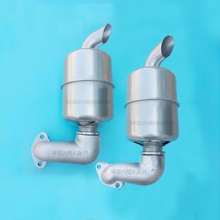 常柴L2832排氣管消聲器常州常通亞美柯1125 1130匹單缸柴油機配件