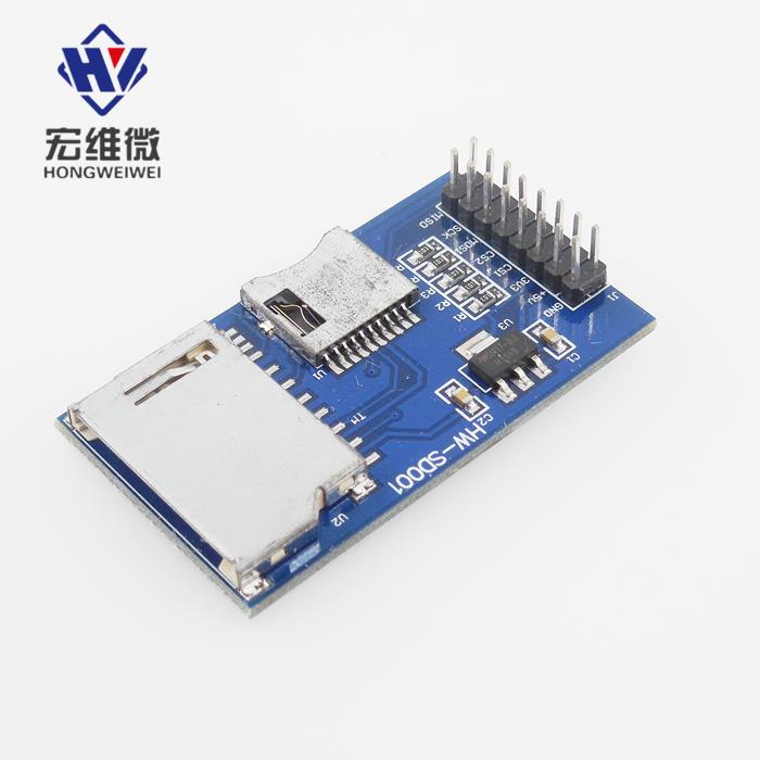 (226)SD内存卡模块 TF卡模块 micro SD卡 2路存储卡单片机开发板