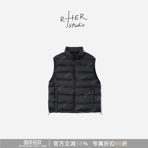 秋冬保暖立领百搭羽绒马甲