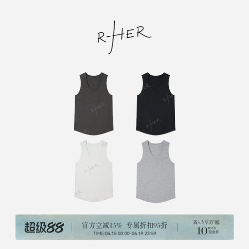 RHERSTUDIO夏季宽松打底背心