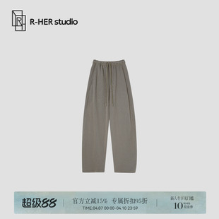 休闲裤 宽松设计师阔腿裤 极简风百搭舒适时尚 HER 都市漫步