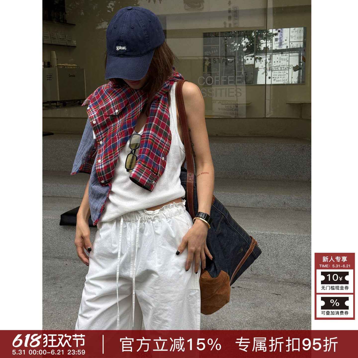 RHER STUDIO“花苞腰头裤”夏季宽松垂感百搭显瘦速干直筒裤K6032