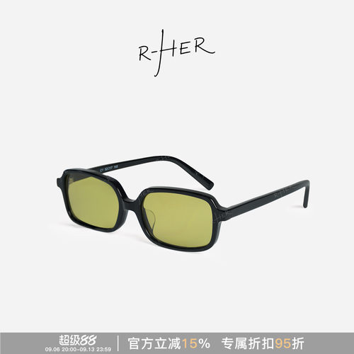 RHER STUDIO“时尚小方框”复古高级感户外适用防紫外线太阳镜OTY